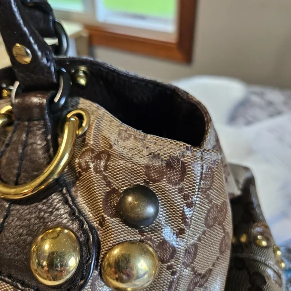 Gucci XL Crystal Fringe Babouska Hobk - Picture 6 of 16